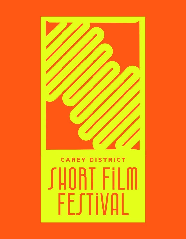 Orange & Yellow Short Film Festival T-shirt Design