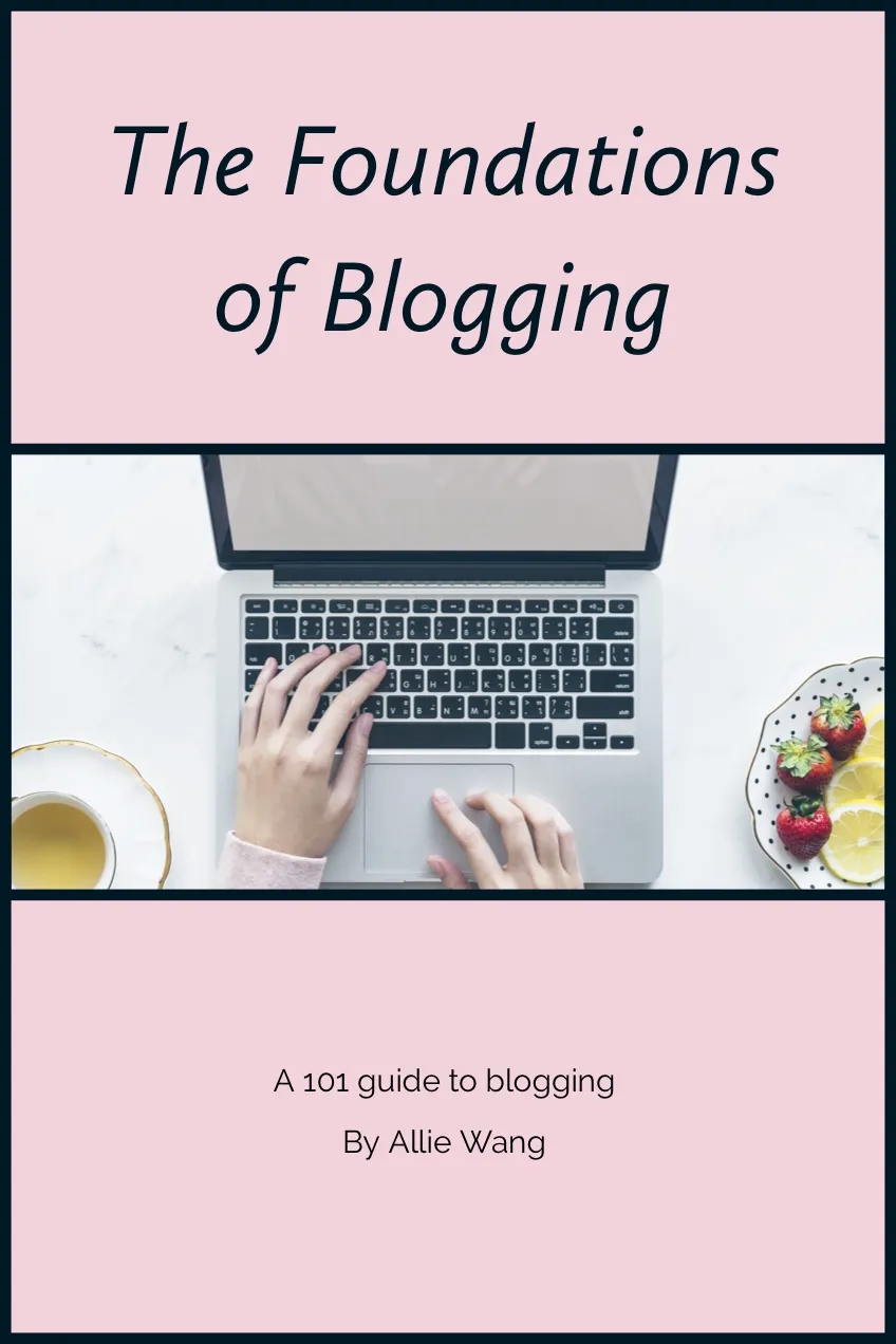 Pink The Foundations of Blogging Book Cover