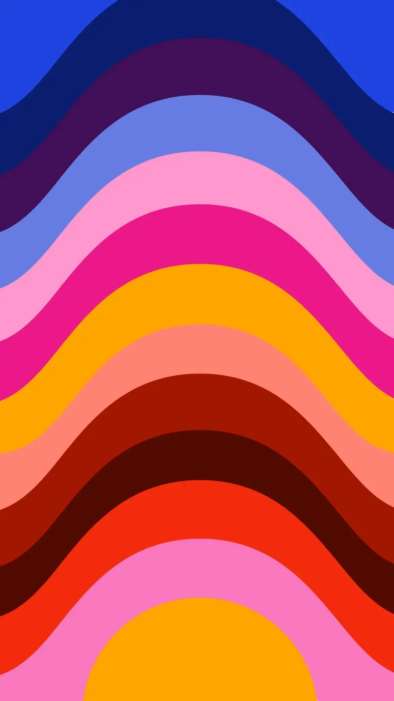Colorful Stripes Smart Phone Wallpaper