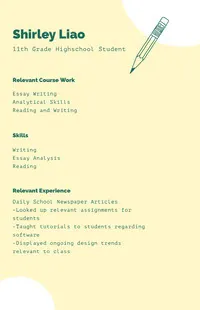 Green and White Professional Resume CV
