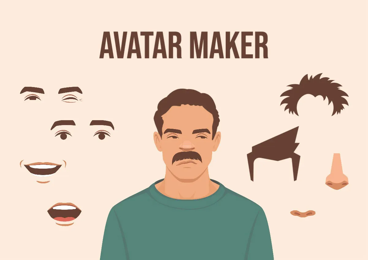 cream and brown avatar maker