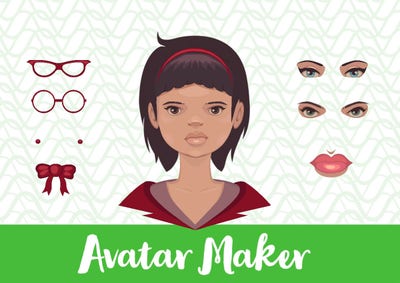 Customizable Avatar Templates for Adobe Express: \