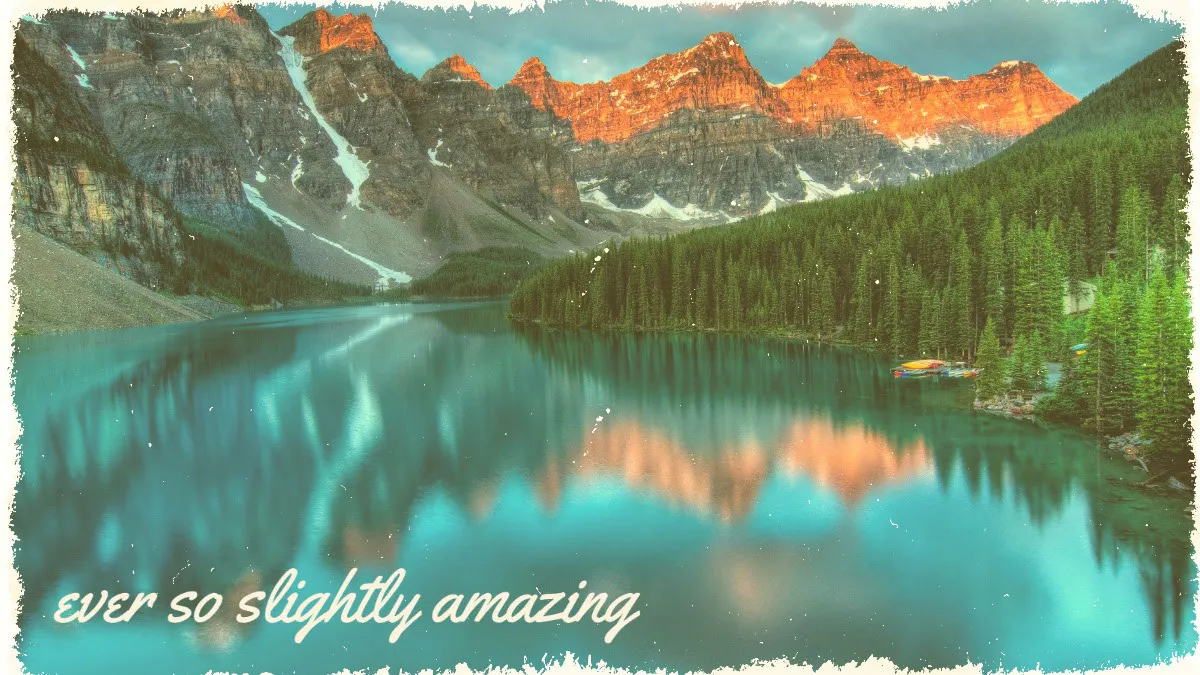 Lake and Mountains Desktop Wallpaper
