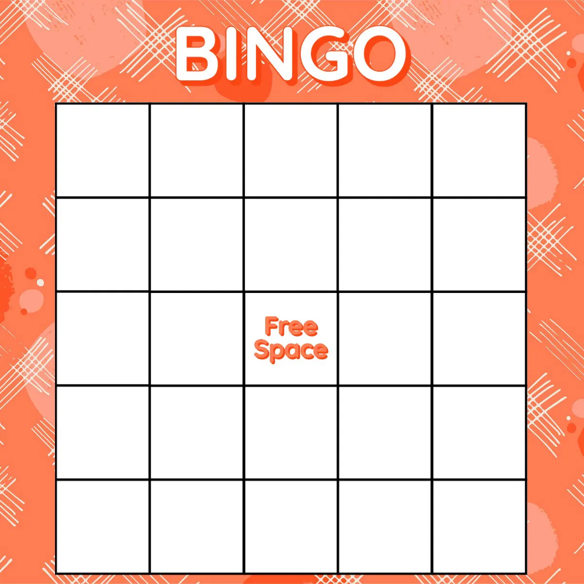 Orange Doodle Bingo Meme