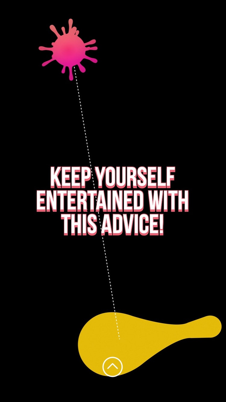 Black Coronavirus Entertainment and Lifestyle Advice Instagram Story