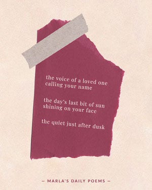 Pink and Purple Torn Paper Elegant Minimalist Poetry Post Poem/Poetry