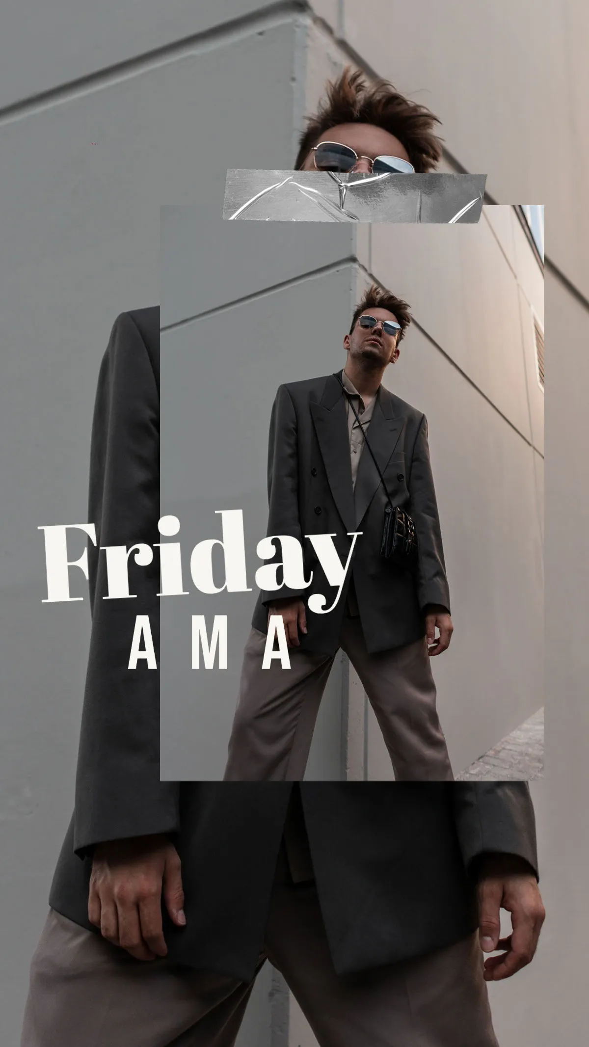 White Minimal Ask Me Anything Instagram Story