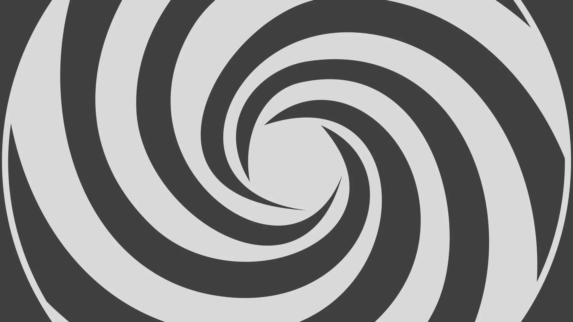 Grey and Black Hypnotizing Spiral Desktop Wallpaper