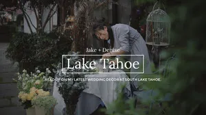 Dark Toned Lake Tahoe Travel Blog Facebook Banner Signage