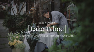 Dark Toned Lake Tahoe Travel Blog Facebook Banner Signage