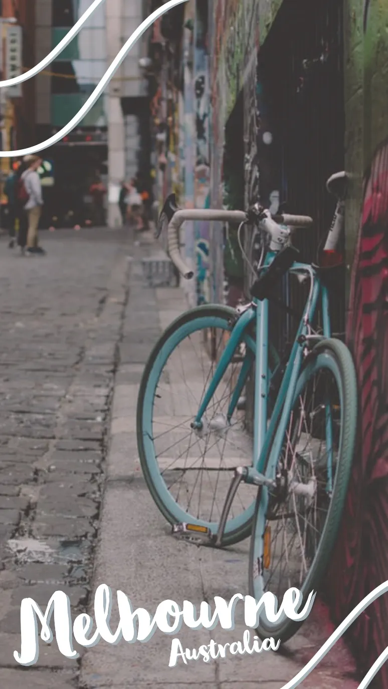Melbourne Australia Bicycle Street Snapchat Geofilter