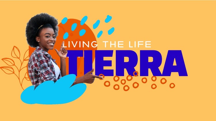 "Tierra living the life" Vlog video intro.