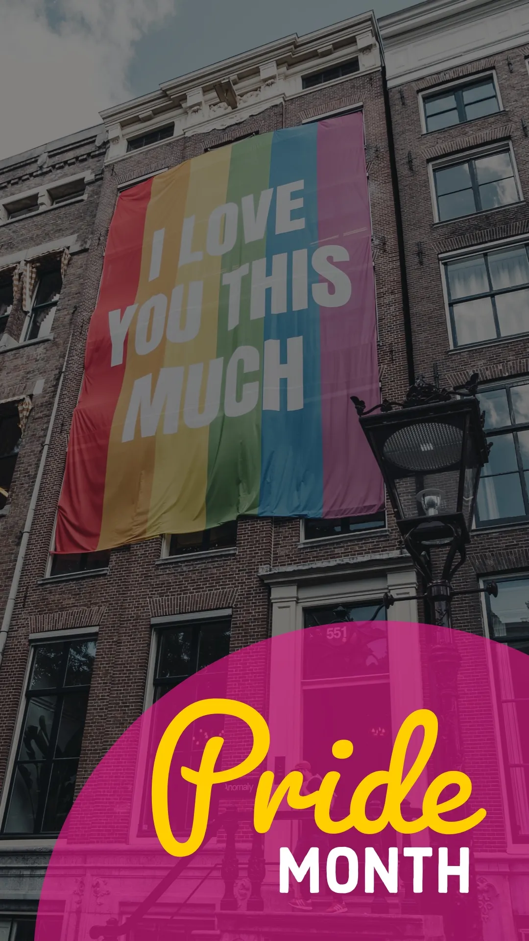 Pink & Yellow Pride Themed Image Snapchat Filter