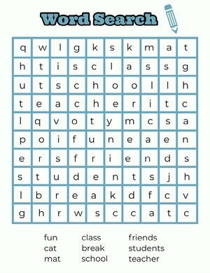 Blue Word Search Worksheet Letter Worksheet