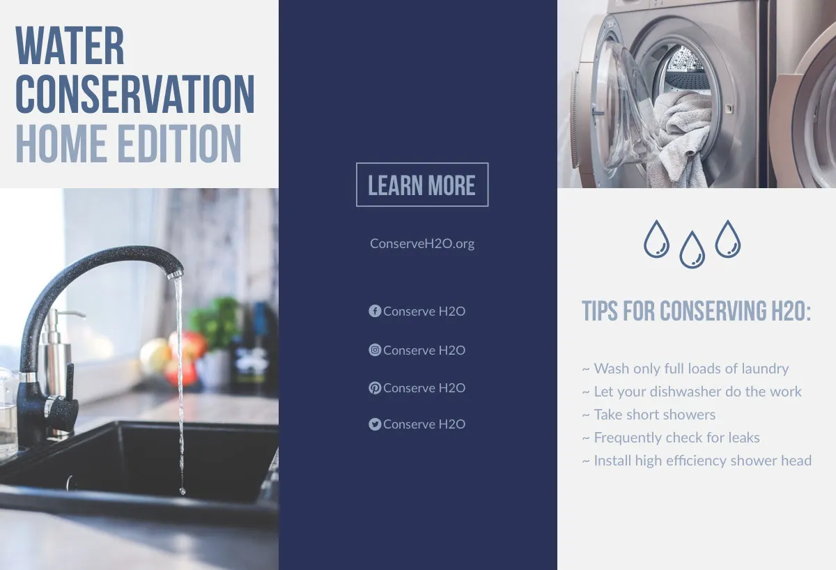 Blue Environmental Water Conservation Brochure