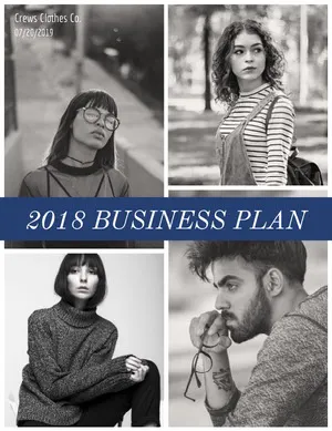 Black and White Fashion Collection Business Proposal Business Plan