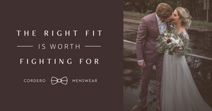 Brown, Warm Toned Manswear Ad Facebook Banner Signage