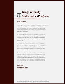 Brown and Grey Professional Letter Letter