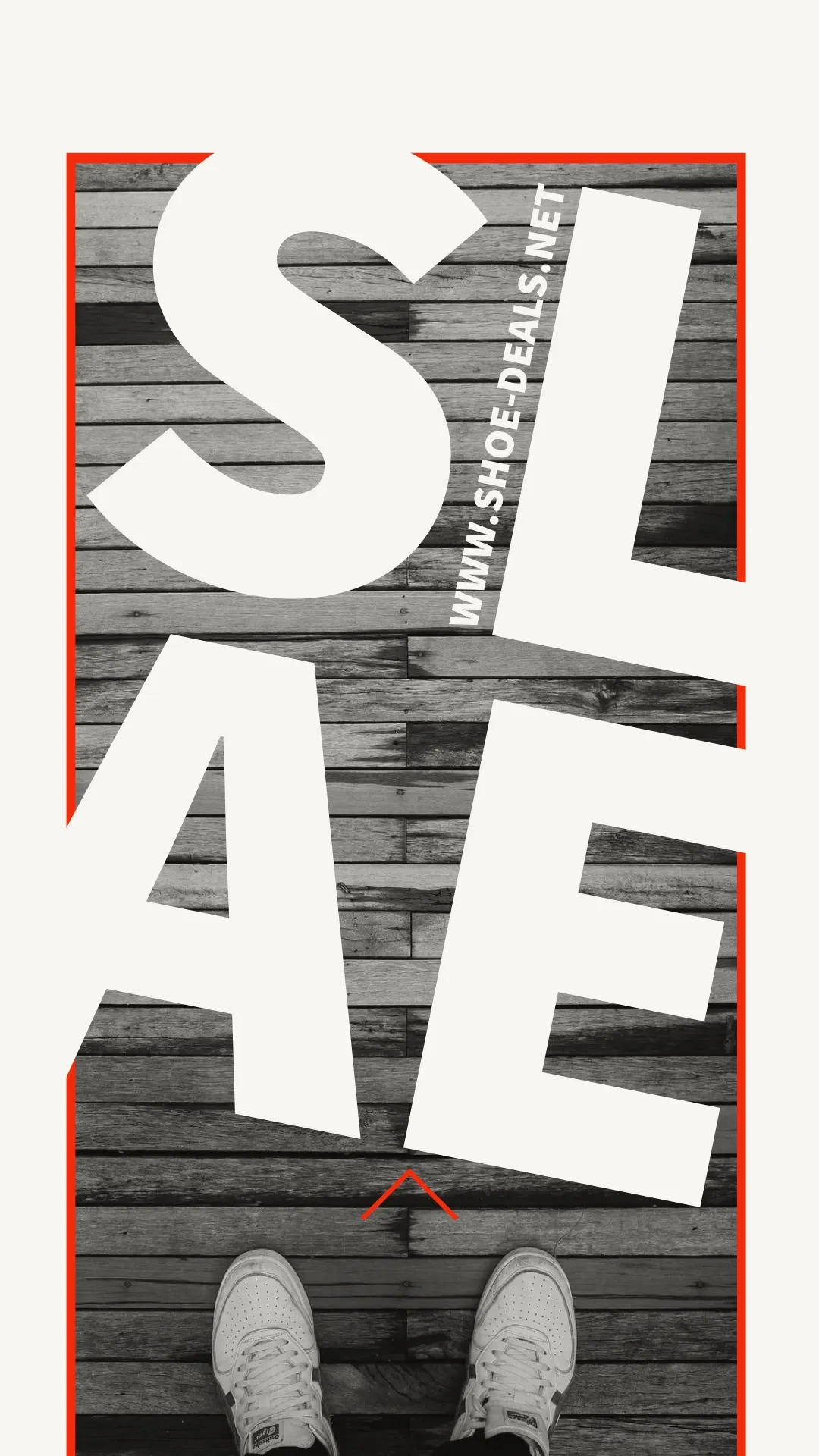 Red And Grey Shoe Deals Sale Instagram Story