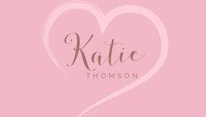 Pink Heart Wedding Table Place Card Place Cards