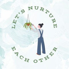 Green Nurture Each Other Animated Instagram Square