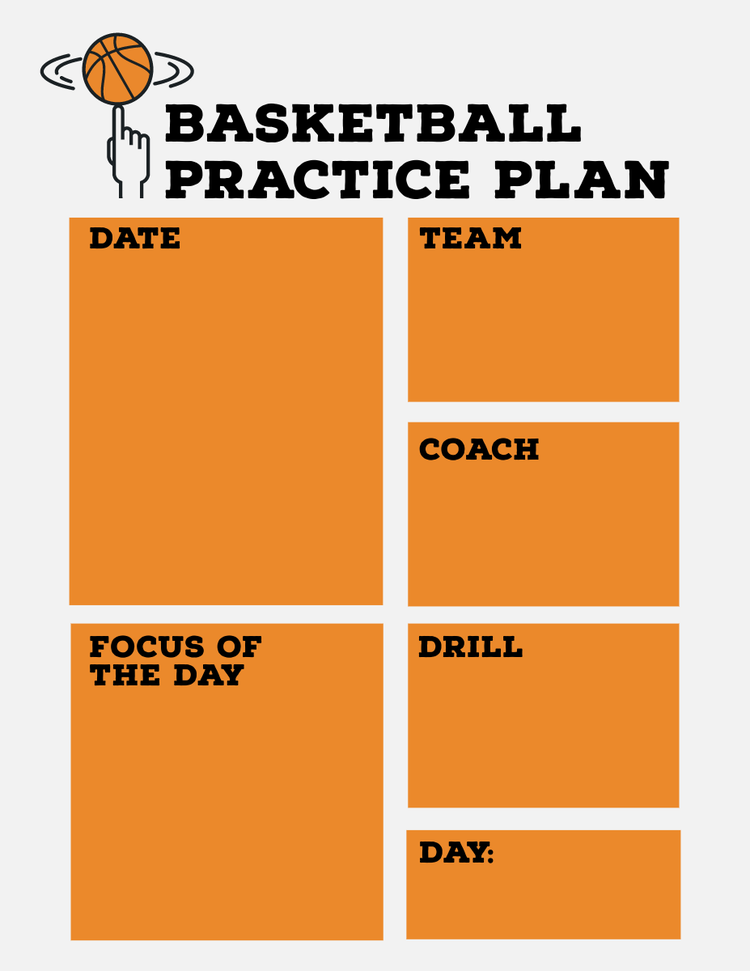 Free Online Basketball Practice Plan Creator Adobe Express