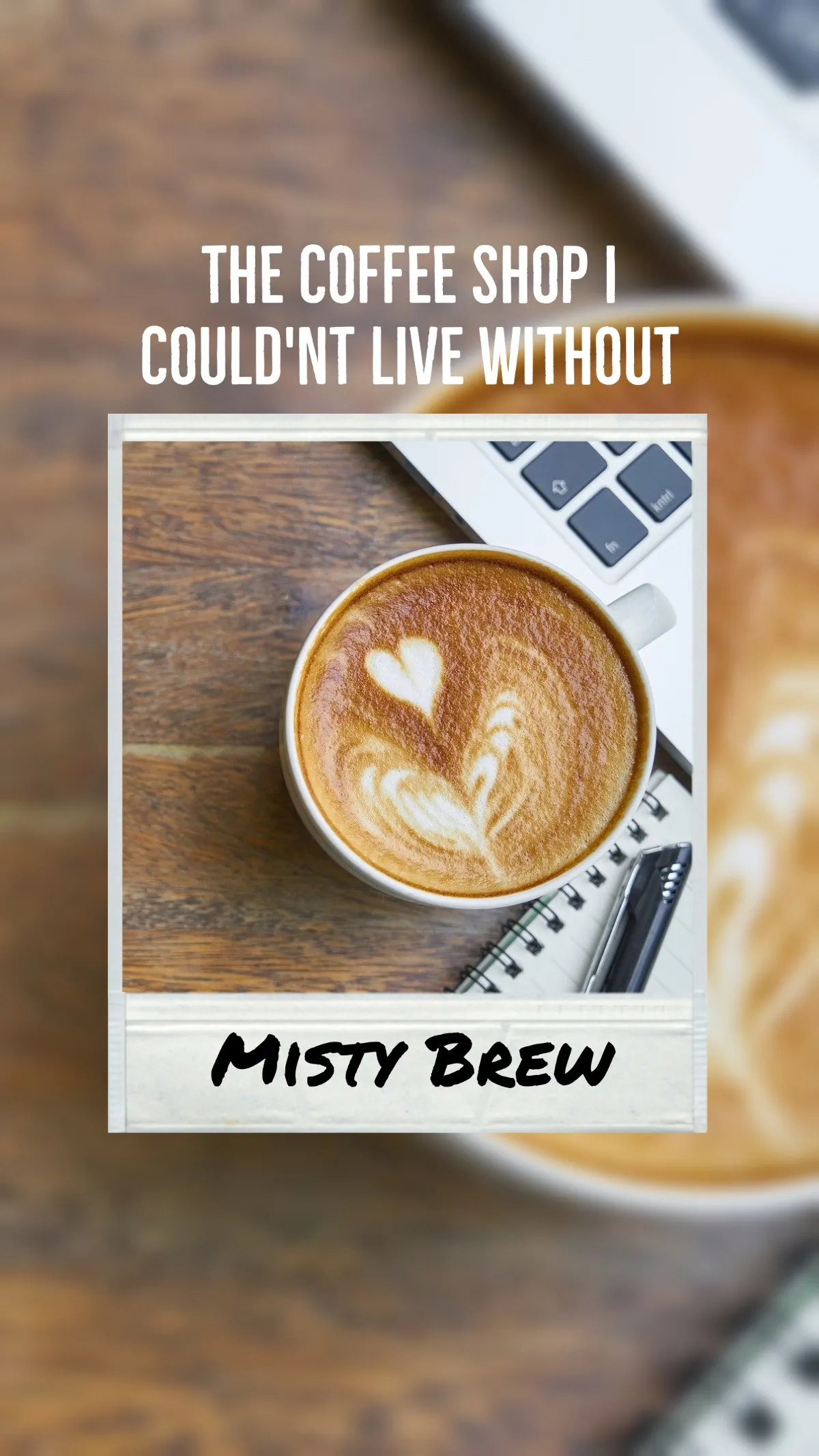 Brown Coffee Polaroid Linkedin Story