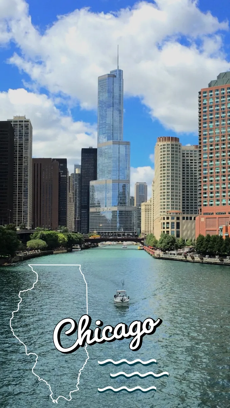 Chicago Illinois River Snapchat Story Geofilter