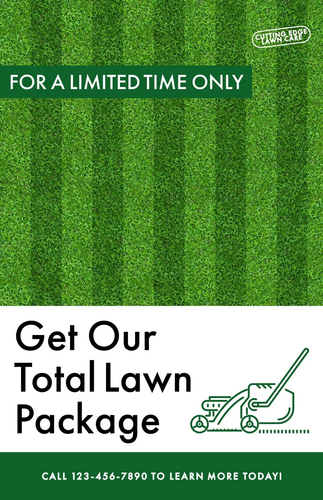 Modern Total Lawn Care Business Flyer