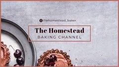 Grey Homestead Baking Youtube Channel Art Blogger