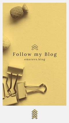Orange Follow My Blog Instagram Story Blogger
