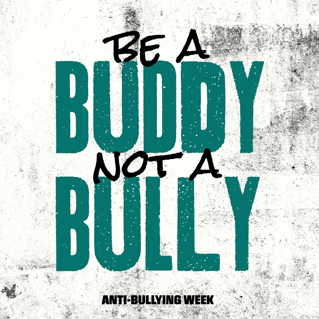 Green & Grey Grunge Anti-Bullying Instagram Square