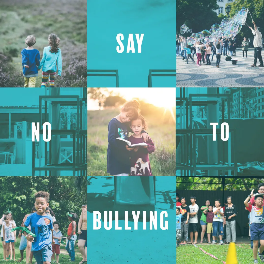 Blue Anti Bullying Instagram Graphic