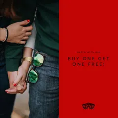 Red and Green Toned Bogo Sale Ad Instagram Post Bogo