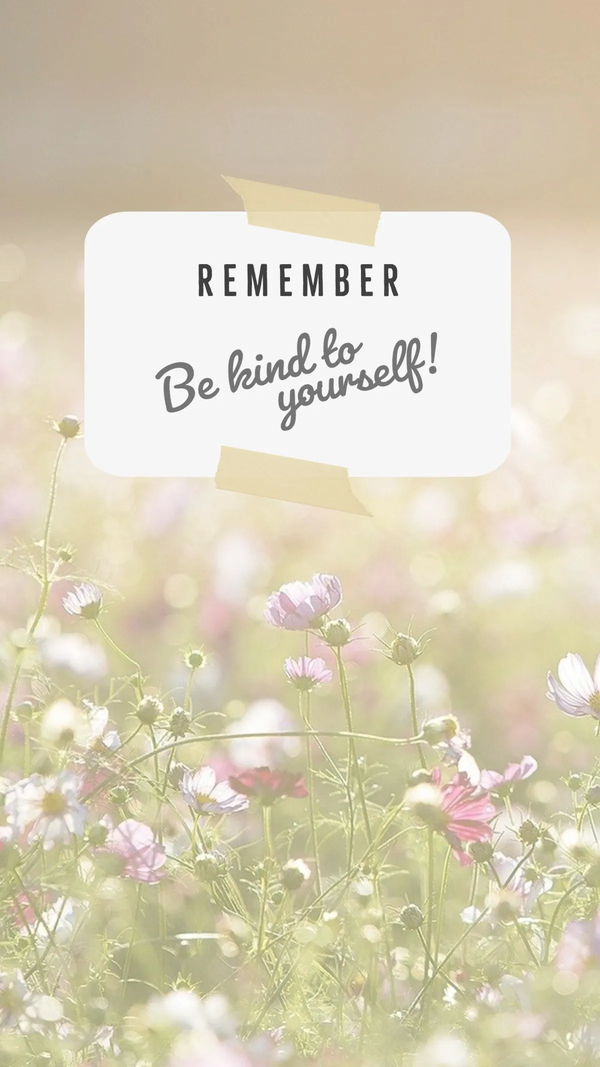 Purple Green and Pink Meadow Inspirational Notification Instagram Story