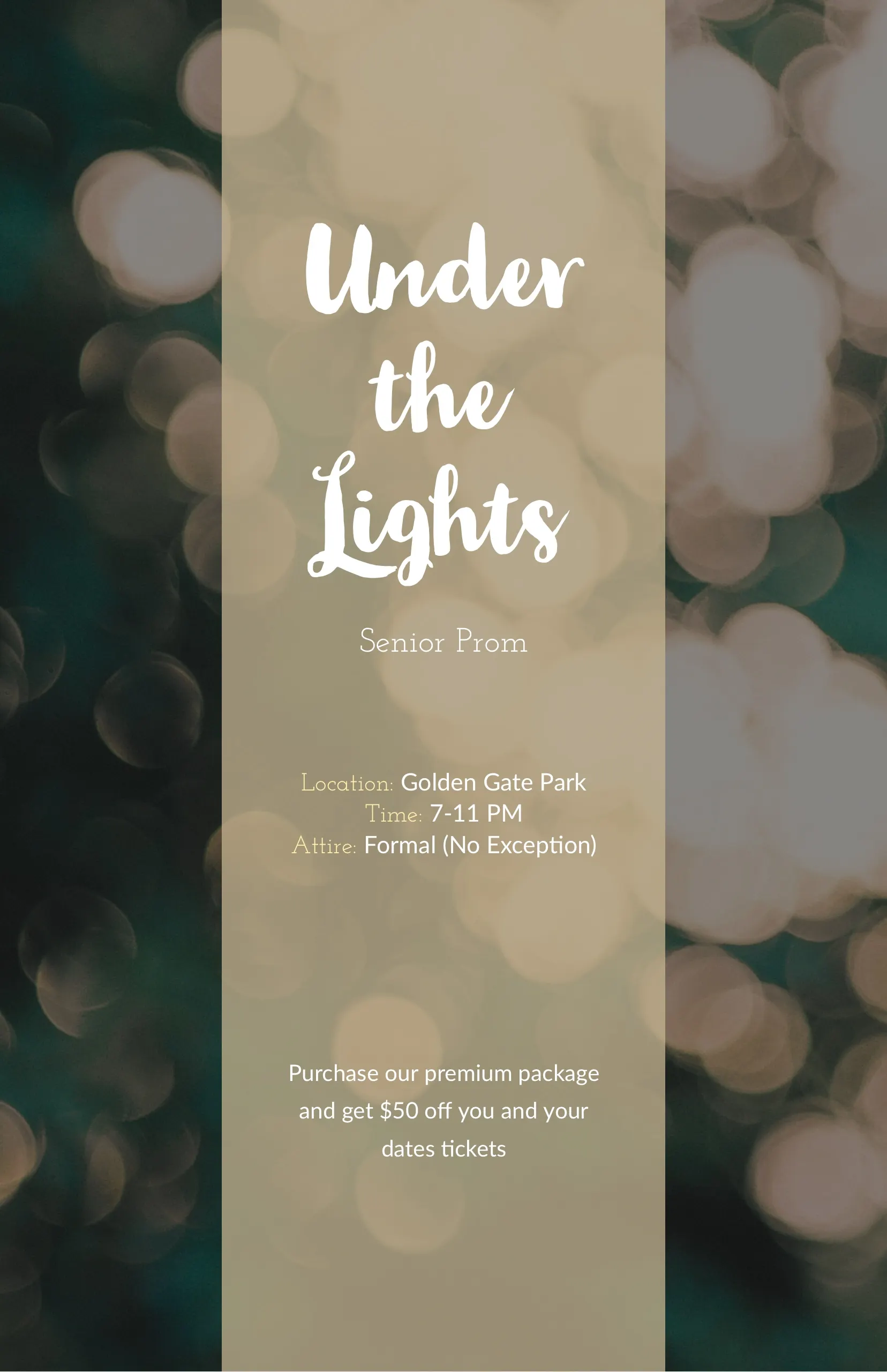 Light Toned Prom Event Ad Instagram Story