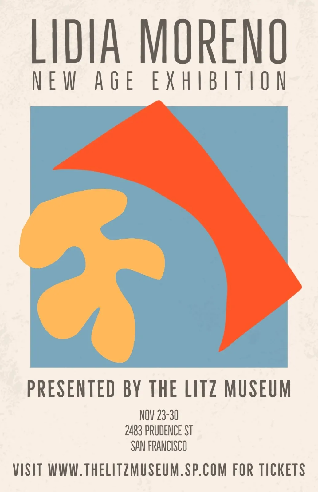 Colorful Art Museum Exhibition Poster