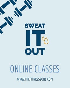 Blue Fitness Zone Online Classes Instagram Portrait Gym