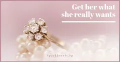 Pink Diamond Ring Jeweler Shop Facebook Ad Jewelry