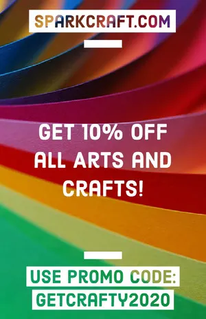 Multicolored Art and Craft Store Ad Flyer Arts Poster