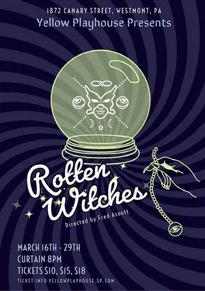rotten witches play A3 poster A3 Size Poster