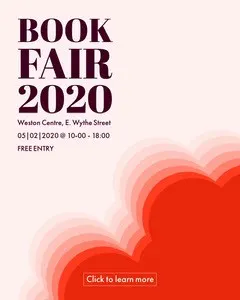 Red Shape Book Fair Instagram Portrait Graphic Fairs