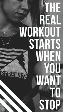 Gray Inspirational Gym Fitness Instagram Story Gym