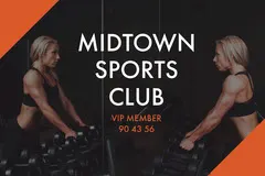 Orange Gym VIP Membership Club Card Gym