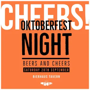 Orange Typography Oktoberfest Instagram Square Oktoberfest Invitation