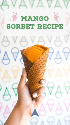 Sorbet Ice Cream Recipe Instagram Story Ice Creams