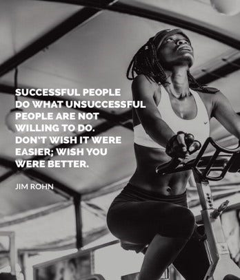 Black and White Success Quote Instagram Portrait