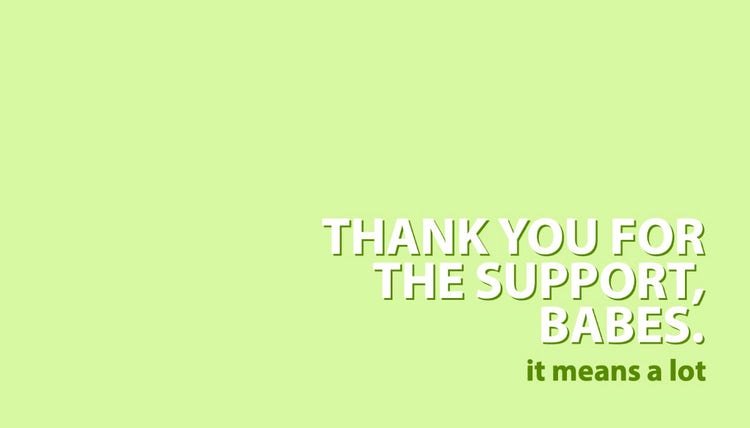 Green Modern Thank You For Your Business Card
