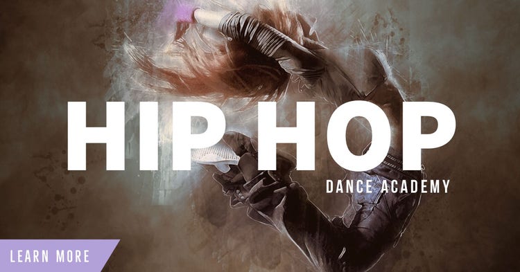 White and Beige Dance Academy Ad Facebook Banner