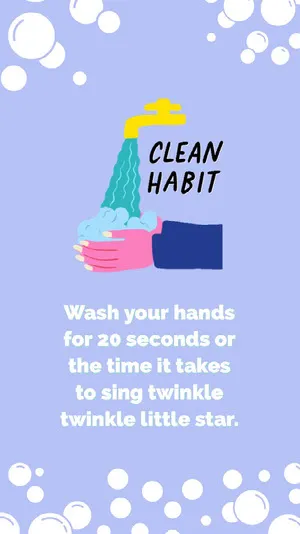 wash your hands instagram story Wash Your Hands Poster